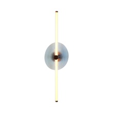Golden 3882-39 RG BL-CL - Yep by Golden Lighting Colorella LED Wall Sconce in Rose Gold with Blue and Clear Glass
